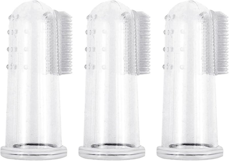 فرشاة أسنان ناعمة للأصابع للجراء الصغيرة والقطط للعناية بصحة أسنان الحيوانات الأليفة - Image 1