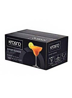 Krosno Krosno Margarita Cocktail Glasses | Set of 6 | 270 ML | Large Coupe Cocktail Glasses | Perfect for Home, Restaurants and Parties | Dishwasher Safe  - Image 3