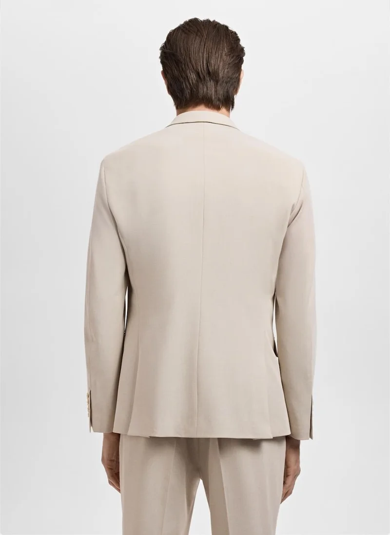 Mango Man Super Slim-Fit Suit Jacket In Stretch Fabric