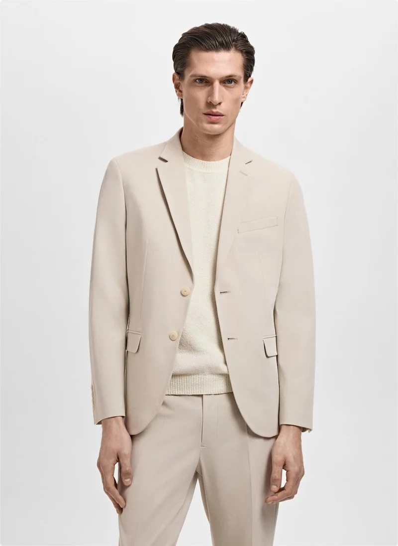 Mango Man Super Slim-Fit Suit Jacket In Stretch Fabric