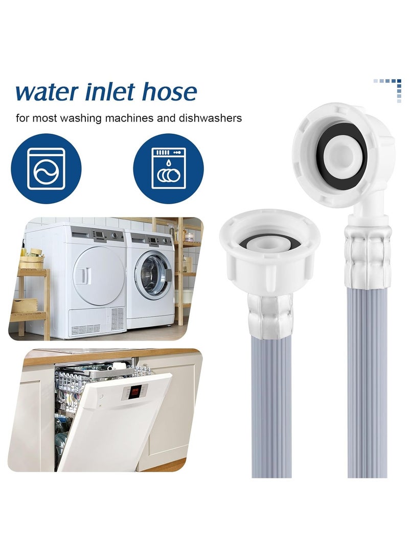 Washing Machine Inlet Hose, Washing Machine Inlet Hose, 3 m Universal Inlet Hose for Washing Machines and Dishwashers 3/4 Inch Water Inlet Hose - Image 3