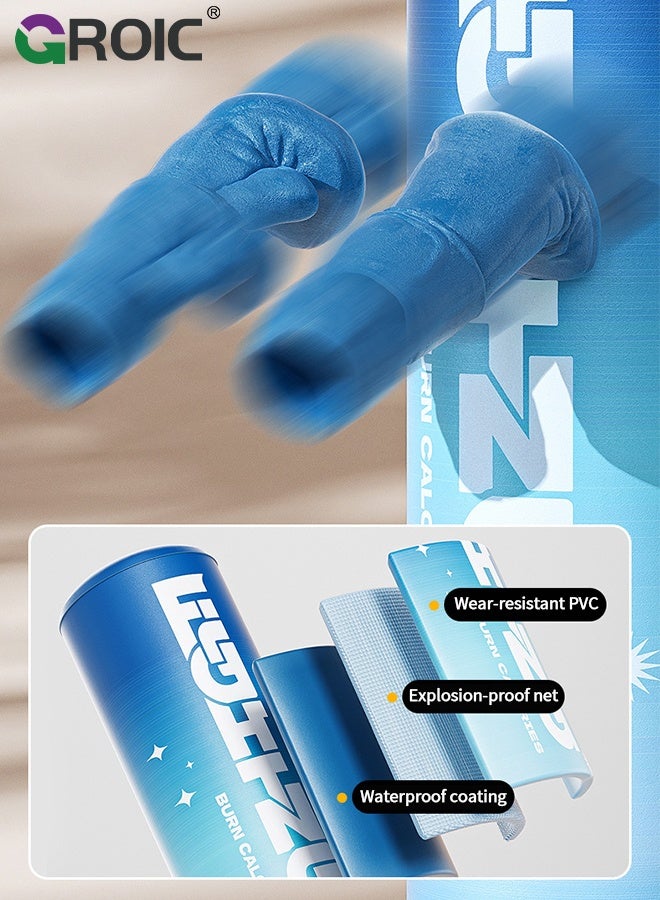 GROIC Inflatable Punching Bag, 57 Inch Stable Inflatable Boxing Bag, Larger Stable Kids Inflatable Boxing Bag Set, Gifts for Boys & Girls for Practicing Karate, Taekwondo, MMA - Image 5