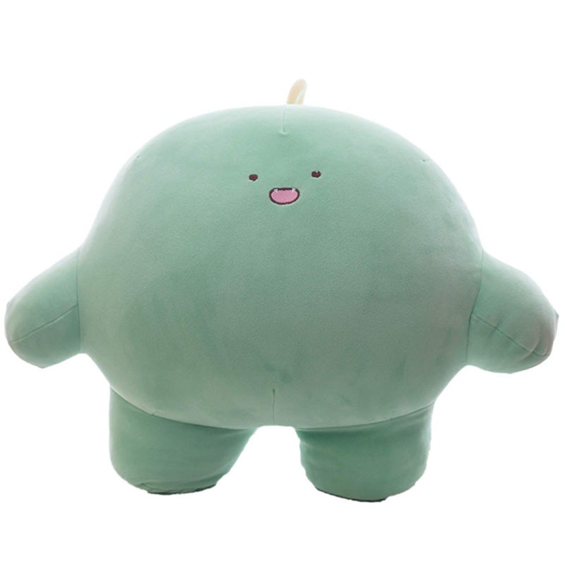 REFAHB 9" Cylindrical Dinosaur Plush Stuffed Toy - Super Soft Hugging Pillow for Kids, Bedding, Sleep & Nap - Image 1