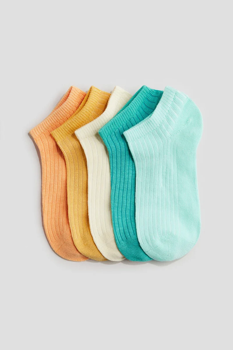 H&M 5-pack rib-knit trainer socks