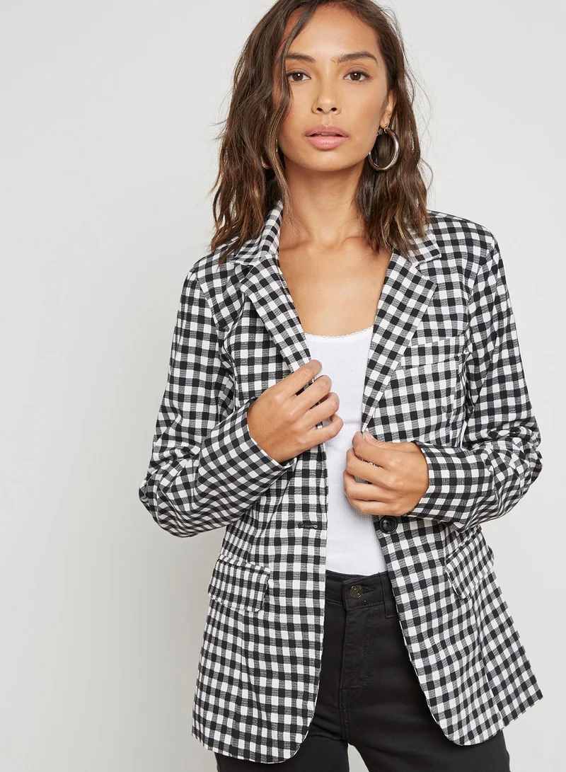 FOREVER 21 Gingham Blazer