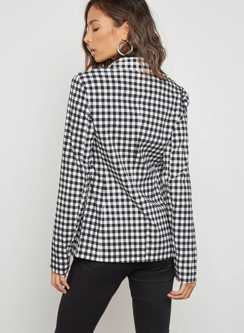 FOREVER 21 Gingham Blazer