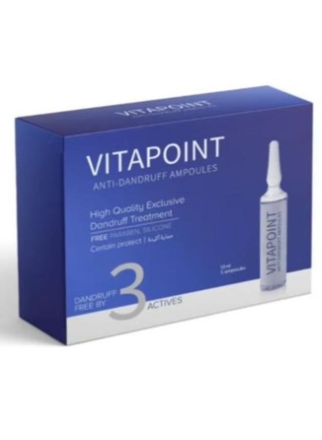 ميلانوفارما شامبو ضد القشرة 400 مل + فيتابوينت أمبولة ضد القشرة - Image 4