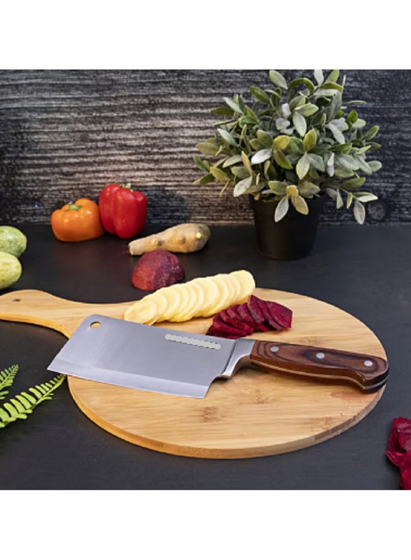 Sharp Blade Chef's Knife Silver/Brown 6inch  - Image 1