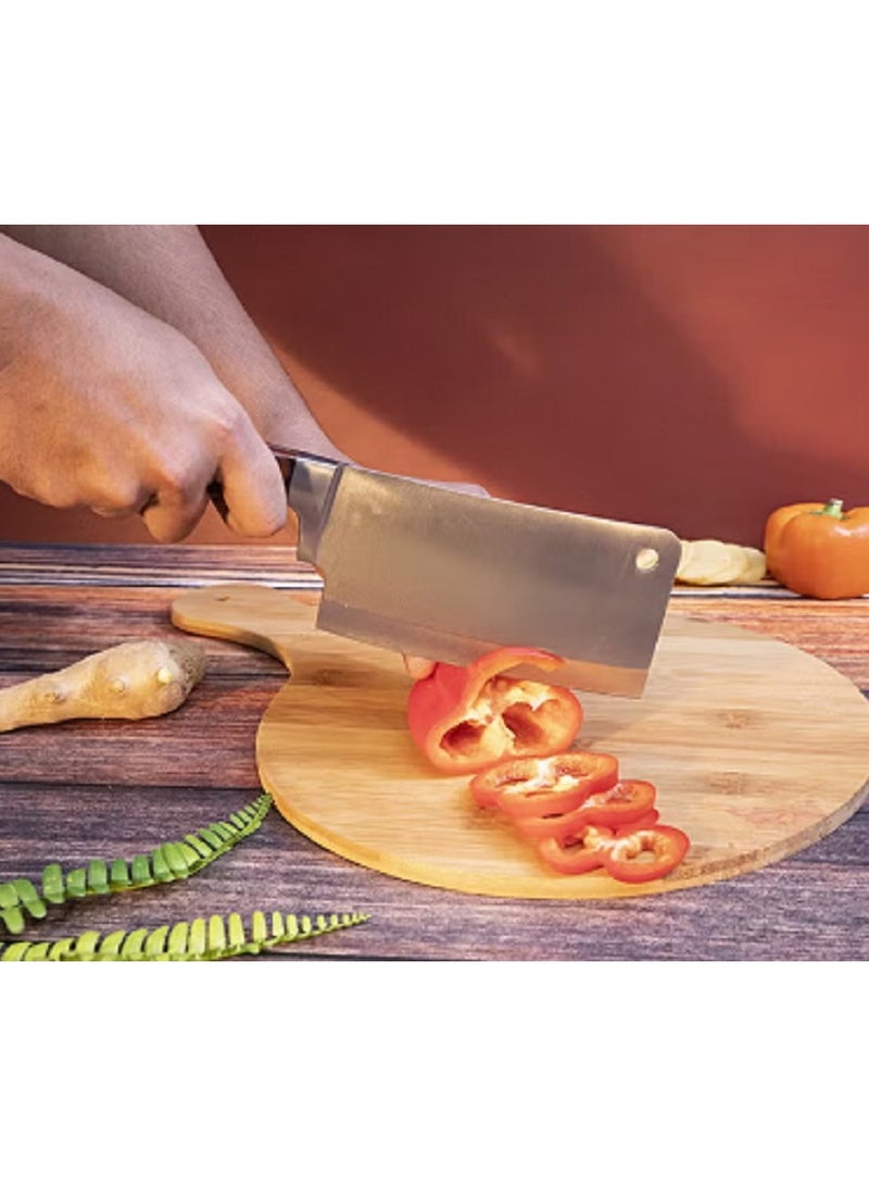 Sharp Blade Chef's Knife Silver/Brown 6inch  - Image 2
