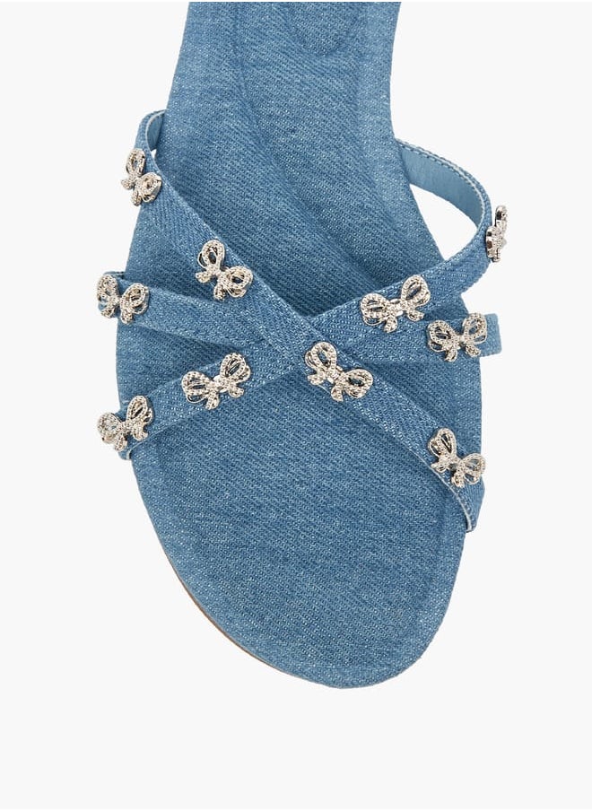 Celeste Women's Embellished Slip-On Sandals  - Image 3
