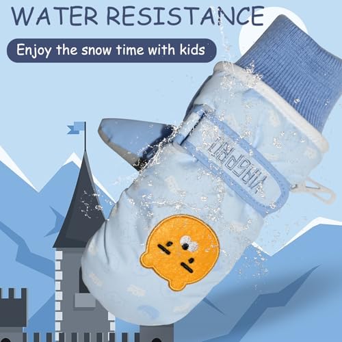 EVBEA Toddler Gloves Baby Winter Snow Gloves Boys KL L - Image 4