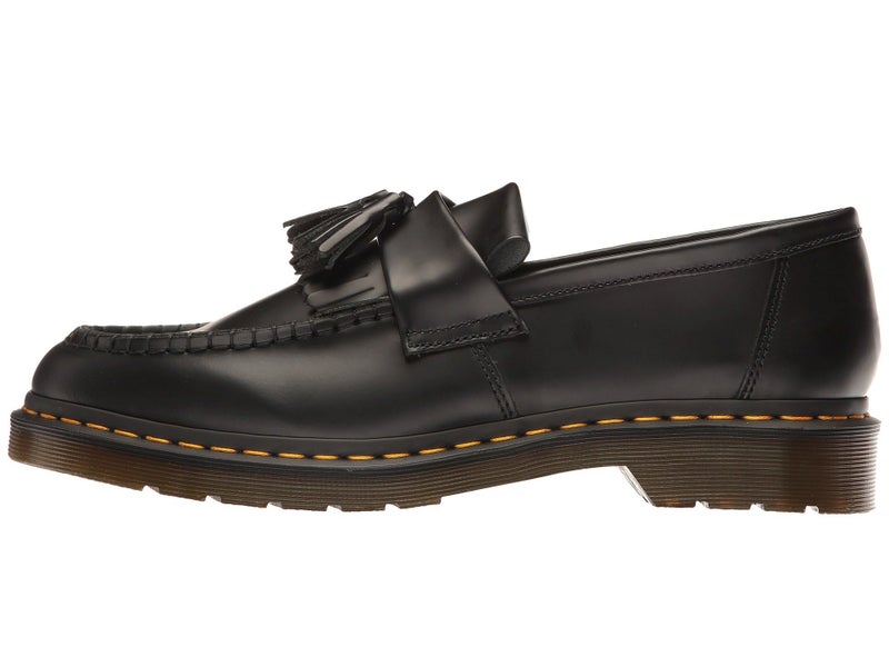 Dr Martens Dr. Martens Unisex Adrian Loafer Shoes – Leather Upper – Kiltie Fringe Detail – Cushioned Footbed & Sole Black Smooth UK 6 (US Men's 7, US Women's 8) Medium - Image 5