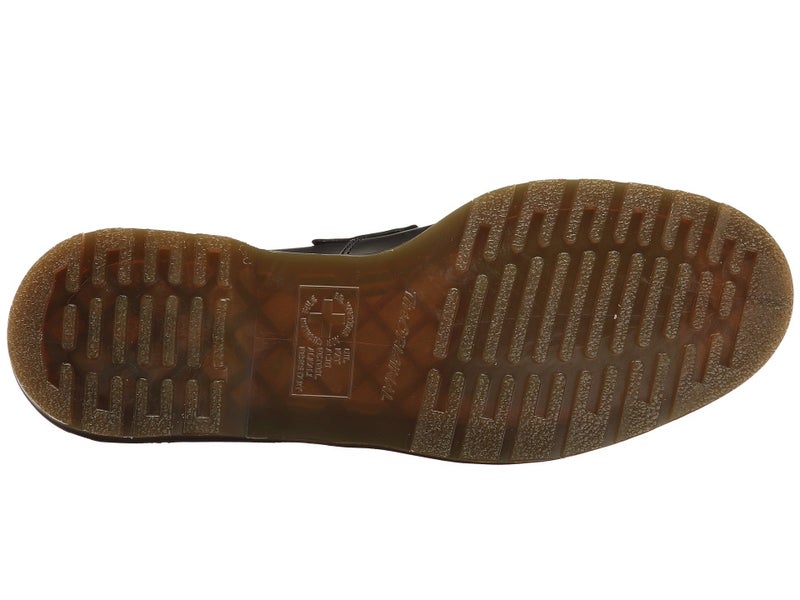 Dr Martens Dr. Martens Unisex Adrian Loafer Shoes – Leather Upper – Kiltie Fringe Detail – Cushioned Footbed & Sole Black Smooth UK 6 (US Men's 7, US Women's 8) Medium - Image 4