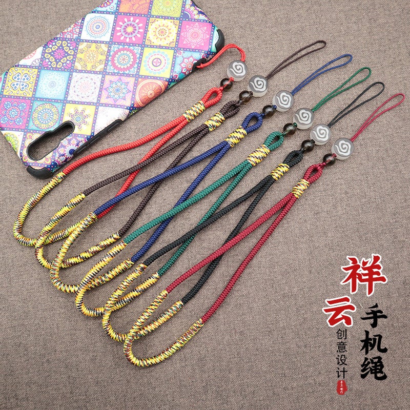 Creative Wrist Rope Wenwan Hand Piece Lanyard Hand Rope High-End Handmade Jewelry Rope Mobile Phone Chain Pendant Pendant Rope - Image 4