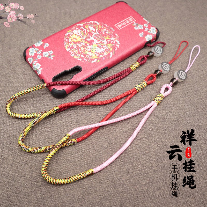 Creative Wrist Rope Wenwan Hand Piece Lanyard Hand Rope High-End Handmade Jewelry Rope Mobile Phone Chain Pendant Pendant Rope - Image 5