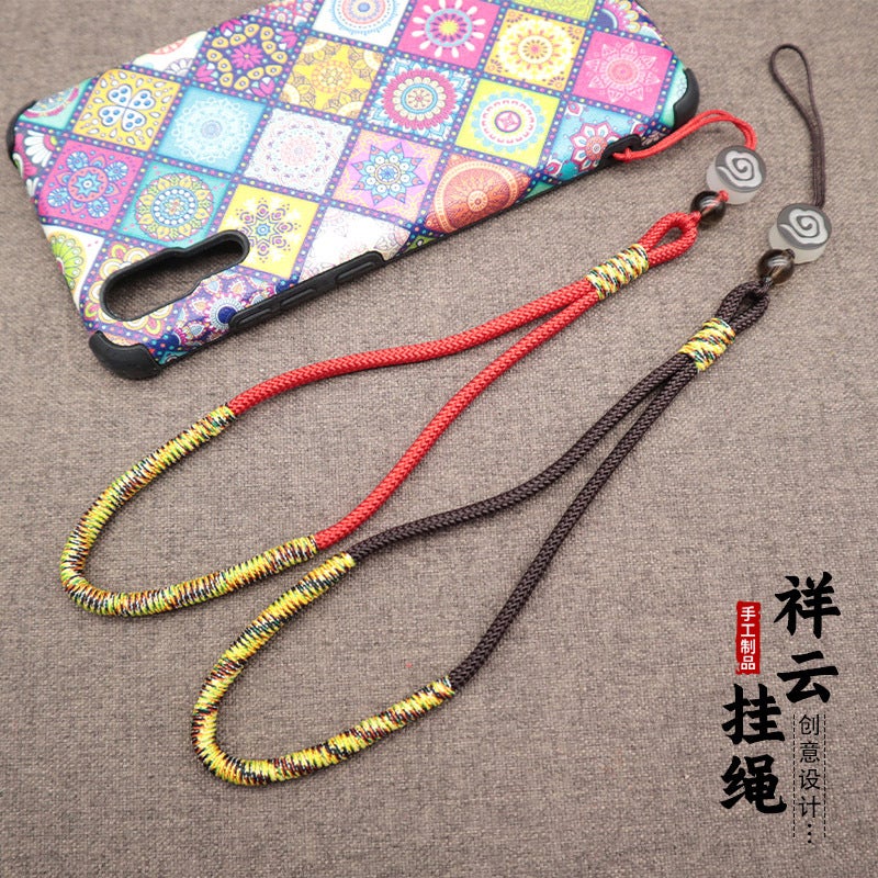 Creative Wrist Rope Wenwan Hand Piece Lanyard Hand Rope High-End Handmade Jewelry Rope Mobile Phone Chain Pendant Pendant Rope - Image 3