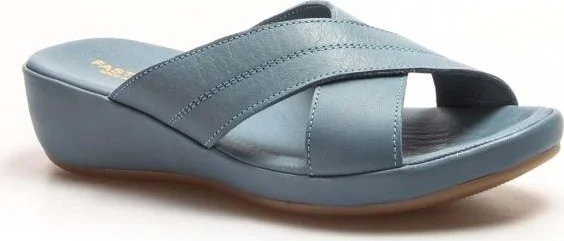 Fast Step Genuine Leather Women's Flat Slippers 864ZAR03
