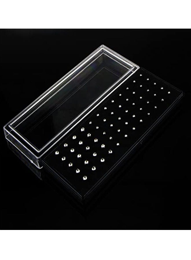 GUSGU 60 PCS Small Nose Rings Studs for Women Men L Shape 316L Stainless Steel Crystal Nose Piercing Jewelry Nose Studs Ring Hoop Bone Studs Body Jewelry 20G 1.5MM 2.0MM 2.5MM Clear - Image 2