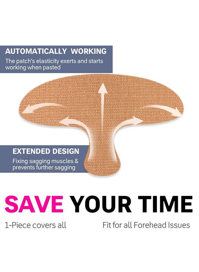 Akissos Forehead Wrinkle Patches 15 PCS Kinesiology Face Tape for Wrinkles Overnight, Precut Facial Patches for Forehead Wrinkles, 11 Lines, Frown Lines, Fine Lines - Between Eyebrow Wrinkle Patches - Image 3