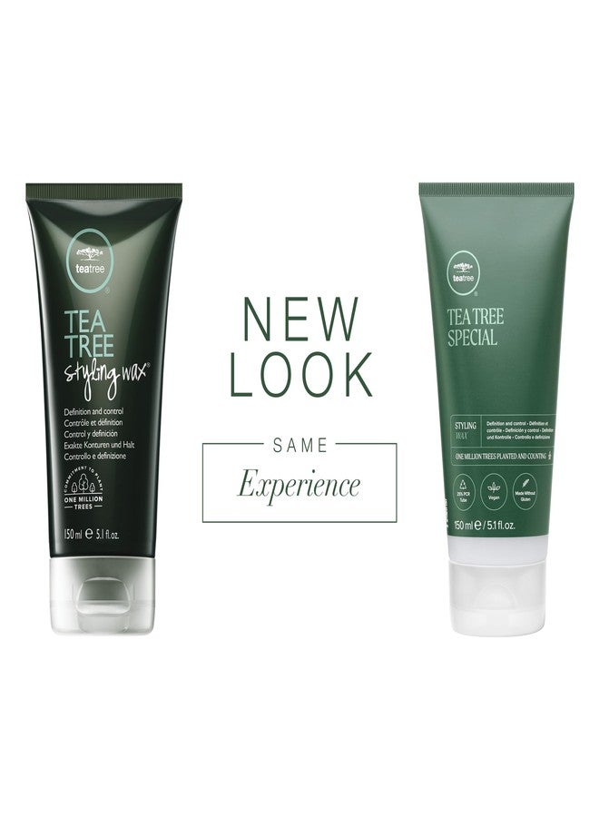 Tea Tree Styling Wax, Adds Definition + Hold, For All Hair Types, 5.1 fl. oz. - Image 2