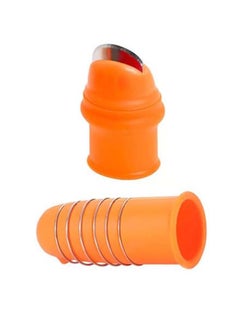 Generic Versatile Silicone Thumb Knife Set for Harvesting and Trimming, Orange  - Image 1
