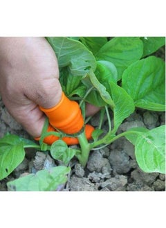 Generic Versatile Silicone Thumb Knife Set for Harvesting and Trimming, Orange  - Image 3