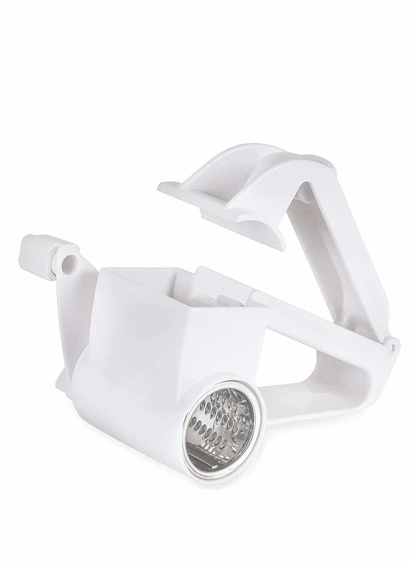 Y&D Rotary Cheese Graters, Manual Handheld Cutter with Stainless Steel Drum, Hand Crank Mini Kitchen Tool for Grating Hard Cheese, Chocolate, Nuts, Butter and More  - Image 1