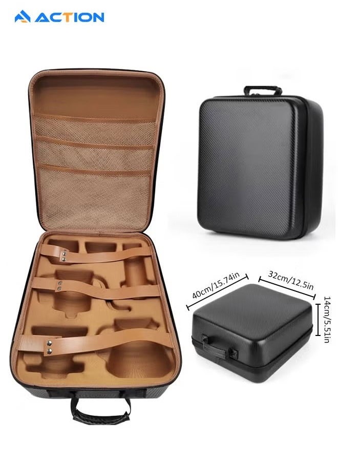 ACTION V60 Bag Coffee Set, Portable Travel Coffee Bag, Multi-Function Waterproof V60 Tool Bag for V60 Dripper, V60 Hand Gooseneck Kettle, and Accessories, Perfect for Camping, Traveling, Office(Only Bag)  - Image 1