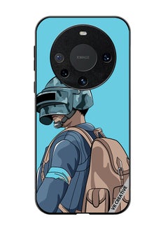 VR CREATIVE Protective Case Cover For Huawei Mate 60 Pro Plus Helmet And In Military Uniform Design Multicolour  - Image 1