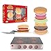 Popular Playthings Magnetic Build Grill Hamburger Set Educational Pretend Play Food Toy Gifts for Toddlers Ages 3 Up Includes Grill 16 Pieces - Image 2