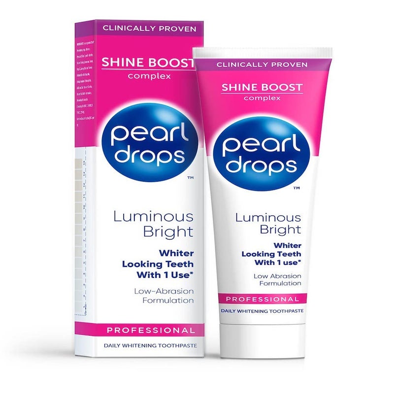 Pearl Drops Luminous Bright White Toothpolish Whitening Effect ProShine Complex 75ml - Image 2