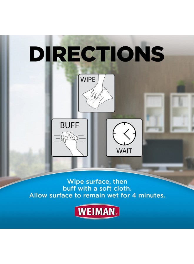 Weiman Weiman Electronic & Screen Disinfecting Wipes - Safely Clean and Disinfect Your Phone, Laptop Keyboard, Tablets, Lens Wipes - 30 Count | 2 Pack with MicroFiber Towel Included - Image 4