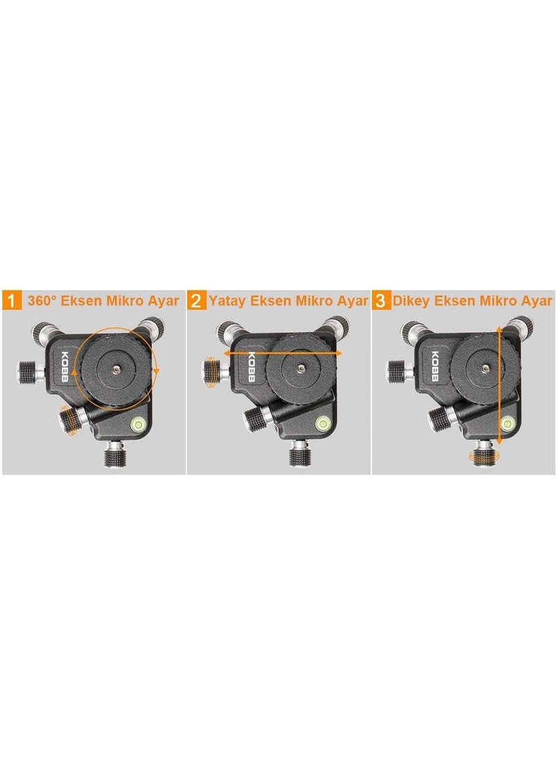 KOBB Kbl2 Tri-Axis Precision Adjustable Laser Alignment Tripod  - Image 3