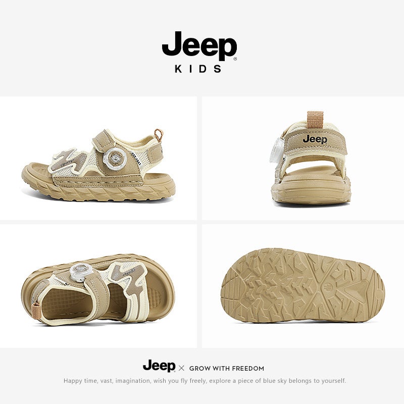 Jeep Boys Sandals Sports Soft Sole Non-Slip Summer Mid-Large Children'S Shoes Lightweight Breathable Outdoor Children'S Beach Shoes - Image 4