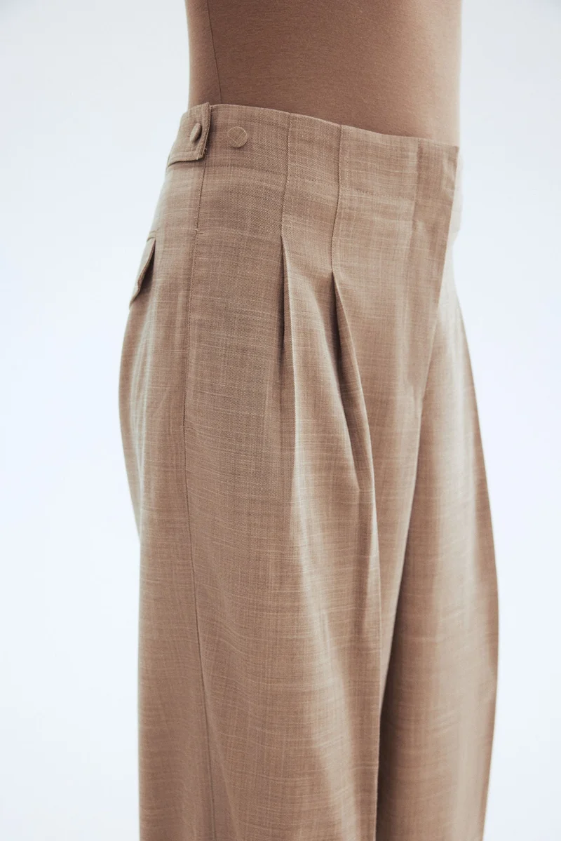 H&M Wide tailored trousers