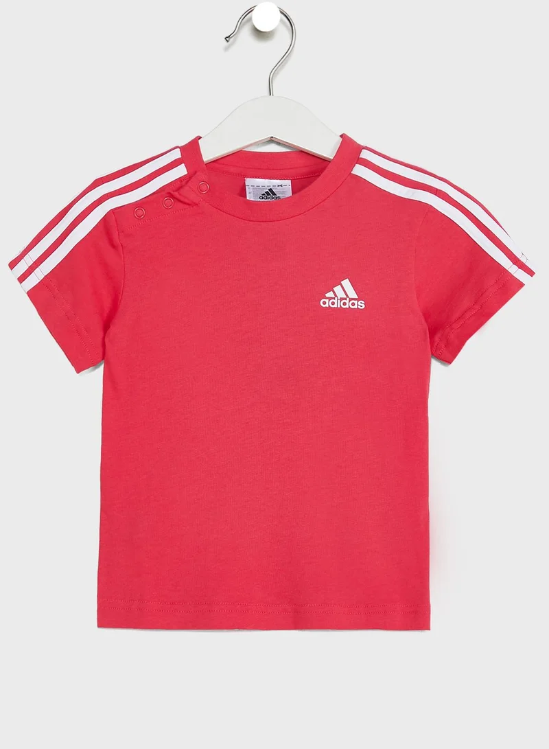 Adidas Infant 3 Stripe T-Shirt