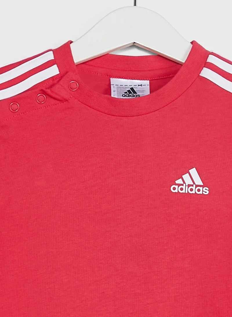 Adidas Infant 3 Stripe T-Shirt
