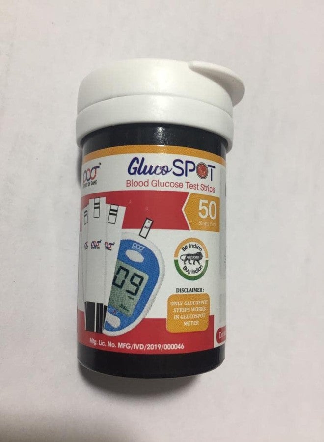شرائط قياس نسبة السكر في الدم Gluco SPOT 50 للاستخدام الفوري - Image 1