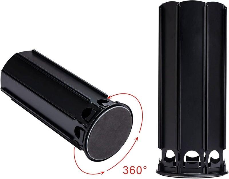 Flagship Vertuo Pod Holder Carousel Stand for Nespresso Capsule Storage Organizer with Extra Space for Coffee Mate Silent Rolling (80+ Pod Storage) - Image 3