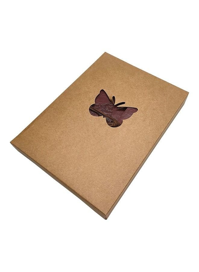 Yalla Pick DIY Photo Album Scrapbook,Album Retro Picture Album Self-adhesive Handmade Collect Book,PU Cover Loose-leaf Binder Photocards - Image 5