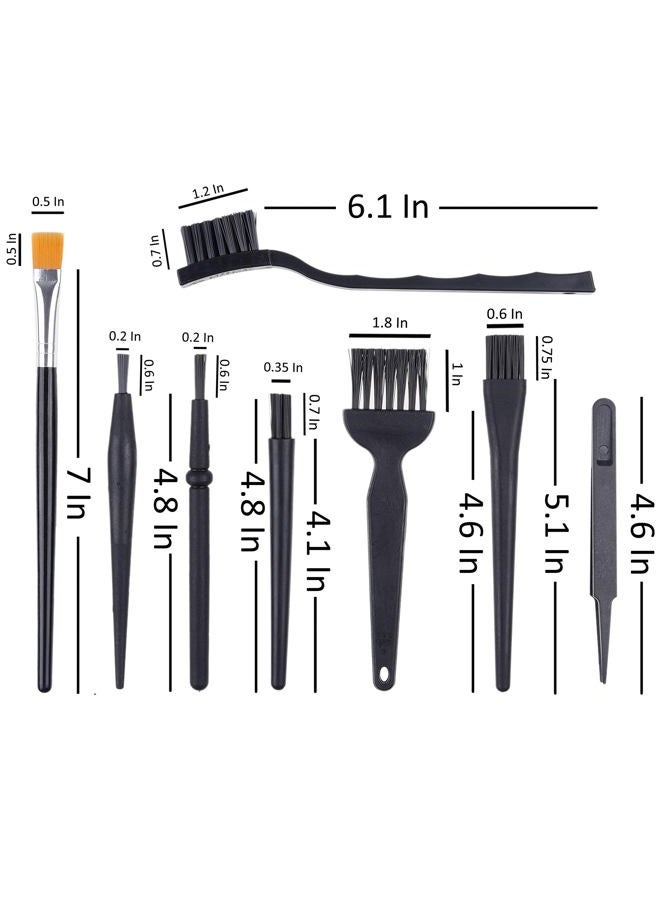 Camkix Multi-Purpose Brushes (Black) - Pack of 9 - Image 3