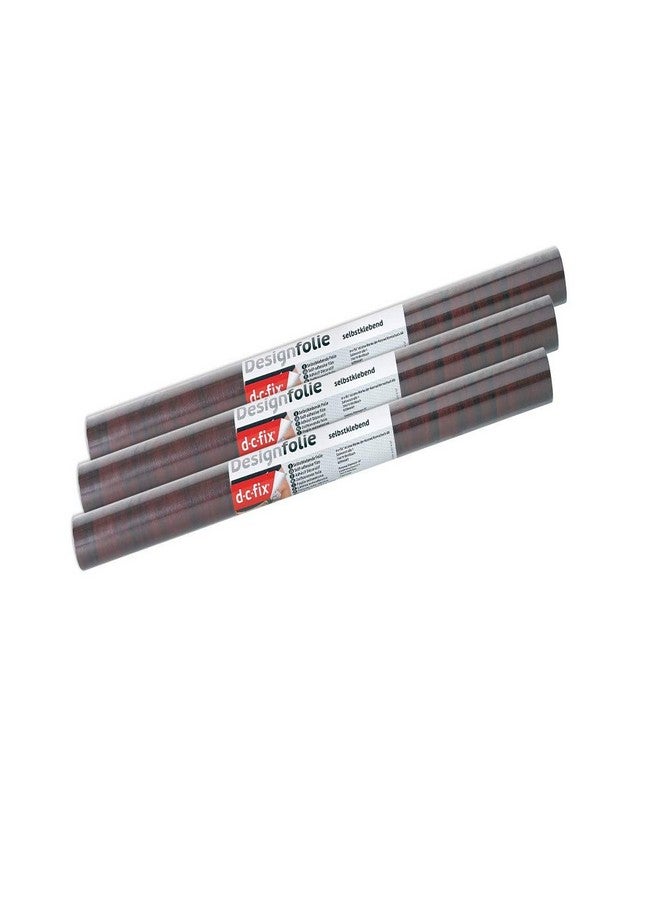 d-c-fix 34600383Pk Decorative Selfadhesive Film Mahogany Wood 17 X 78 Roll 3Pack - Image 2