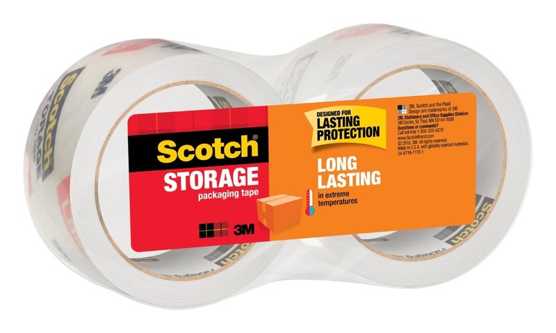 Scotch Storage Packaging Tape, 1.88 in 54.6 yd (48 mm x 50 m) - Image 1