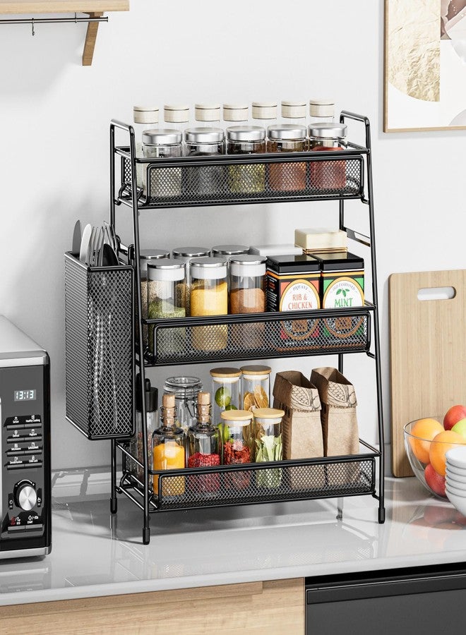 EKNITEY Bathroom Countertop Organizer Shelf - 3 Tier Counter Spice Rack - Image 4