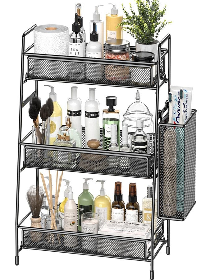 EKNITEY Bathroom Countertop Organizer Shelf - 3 Tier Counter Spice Rack - Image 1