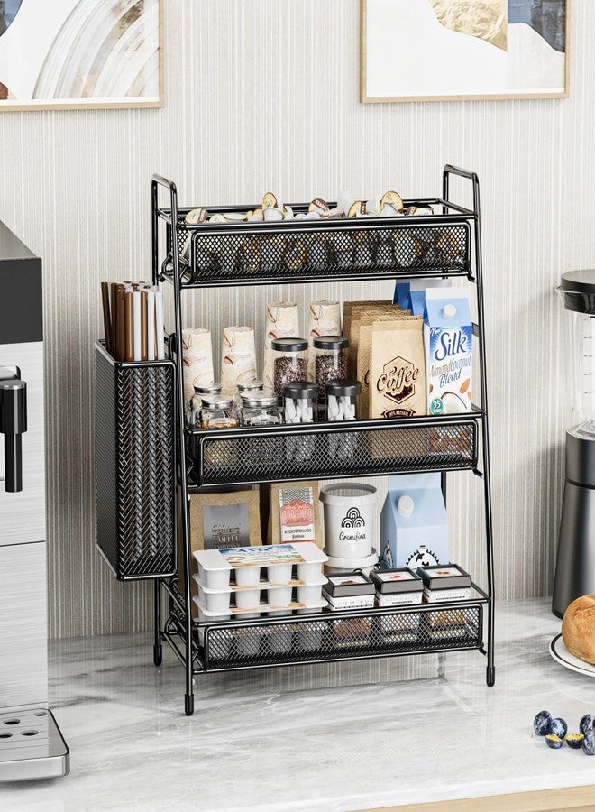 EKNITEY Bathroom Countertop Organizer Shelf - 3 Tier Counter Spice Rack - Image 5