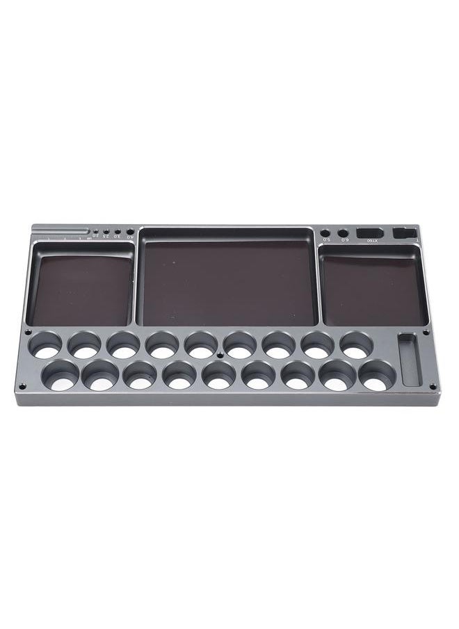 Thoraya RC Screwdriver Storage Rack Organizer Holder RC Tools Stand for RC Cars Trucks Drones Helicopters Airplanes Boats Models Titanium  - Image 4