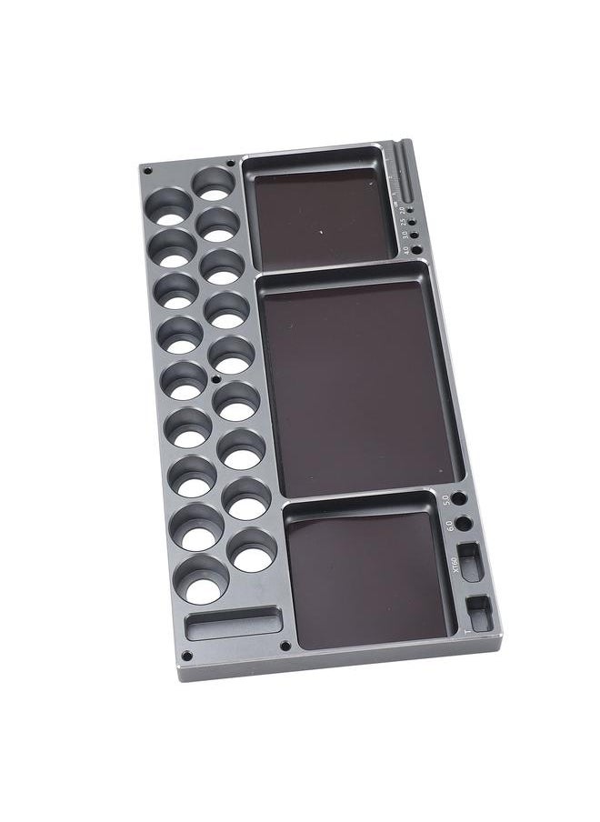 Thoraya RC Screwdriver Storage Rack Organizer Holder RC Tools Stand for RC Cars Trucks Drones Helicopters Airplanes Boats Models Titanium  - Image 2