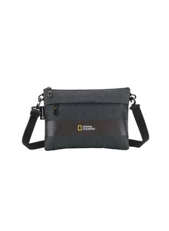 NATIONAL GEOGRAPHIC National Geographic Shadow RPET Shoulder Bag Anthracite, Durable Water Resistant Adjustable/Removable Strap, RFID Pocket Portable Organizer Pouch/Crossbody Bag Men and Women, School Travel College  - Image 1