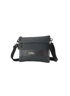 NATIONAL GEOGRAPHIC National Geographic Shadow RPET Shoulder Bag Anthracite, Durable Water Resistant Adjustable/Removable Strap, RFID Pocket Portable Organizer Pouch/Crossbody Bag Men and Women, School Travel College  - Image 2
